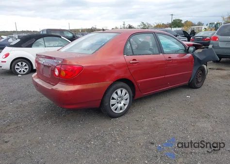 2003 Toyota Corolla Le z USA, uszkodzony, nr VIN 2T1BR32E63C123451
